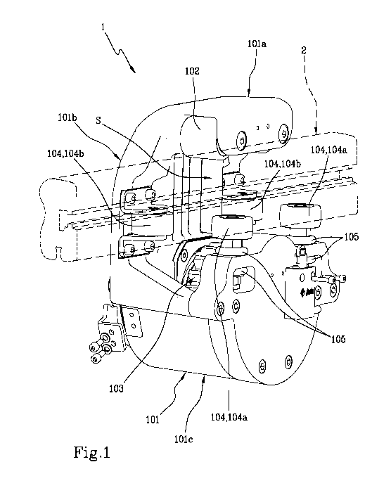 A single figure which represents the drawing illustrating the invention.